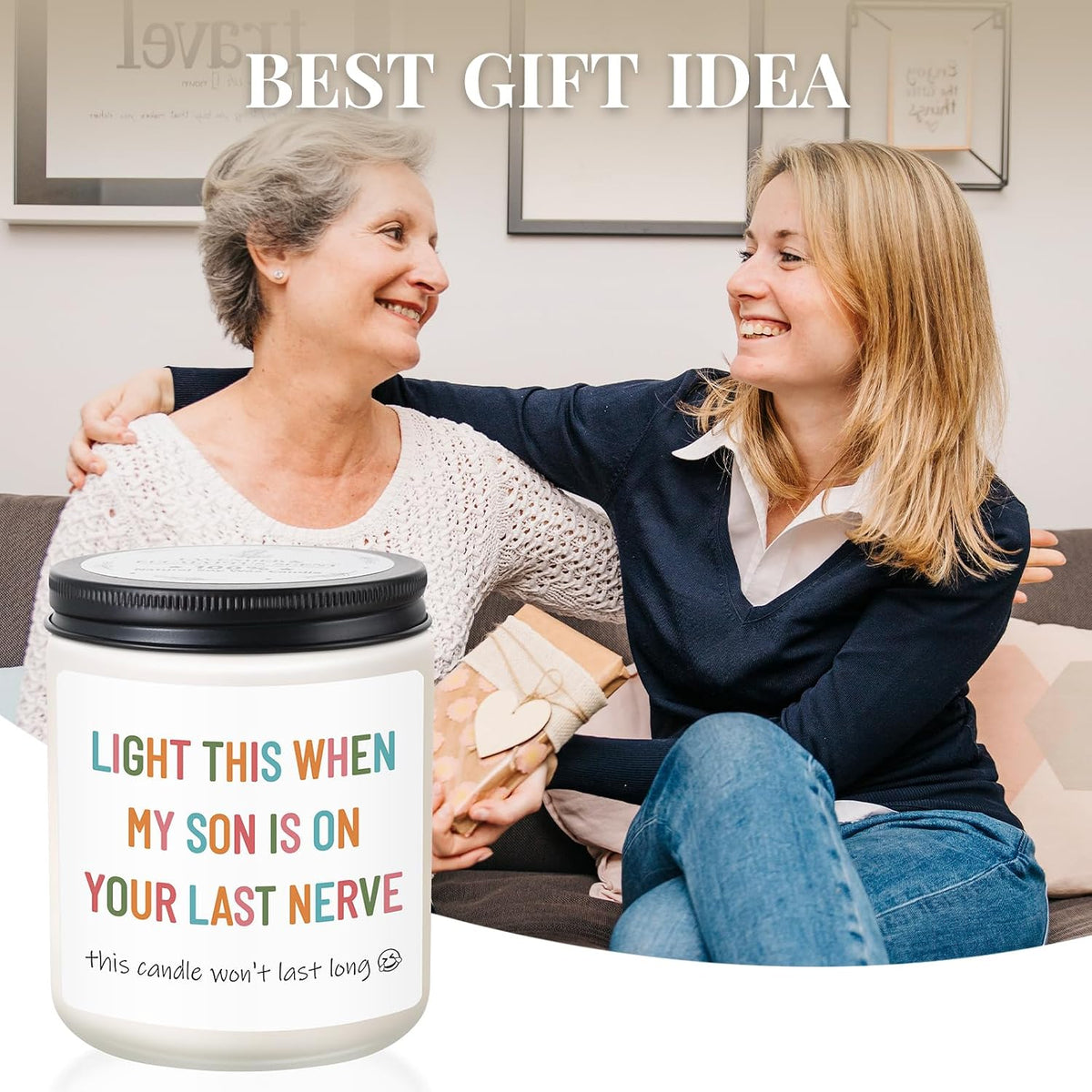 Daughter in Law Birthday Gifts, Funny Daughter in Law Gift, Mothers Day Gifts for Daughter-in-Law from Mother-in-Law, Birthday Present for Daughter-in-Law, Son's Girlfriend Candle