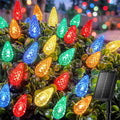 Minetom Solar Operated C6 String Lights, 100 LEDs Waterproof Patio Lights