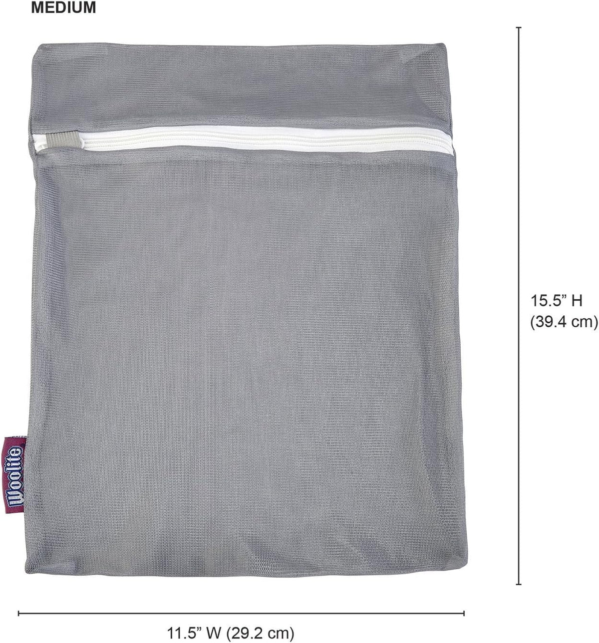 Laundry 360 Sanitized 4 Pack Ultimate Activewear Wash Bag Set White Grey Color | 80GSM Mesh | Large Size Athletic Laundry Protection