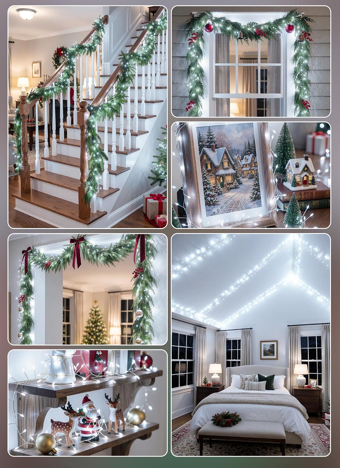 Brightown Battery Operated Fairy Lights,10 Feet 120 LEDs Pure White