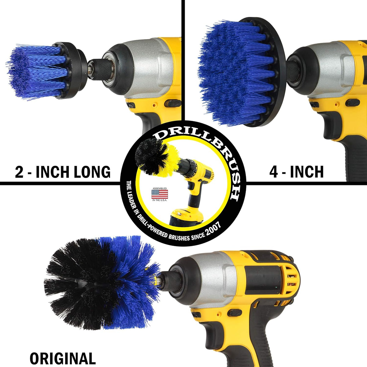 Drill Brush - Drill Brush Attachment - Drill Brush Power Scrubber