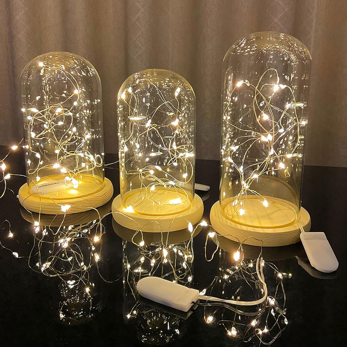 Etinga 20 Pack Fairy Lights, 10 LED 3.3ft Battery String Lights, Warm White