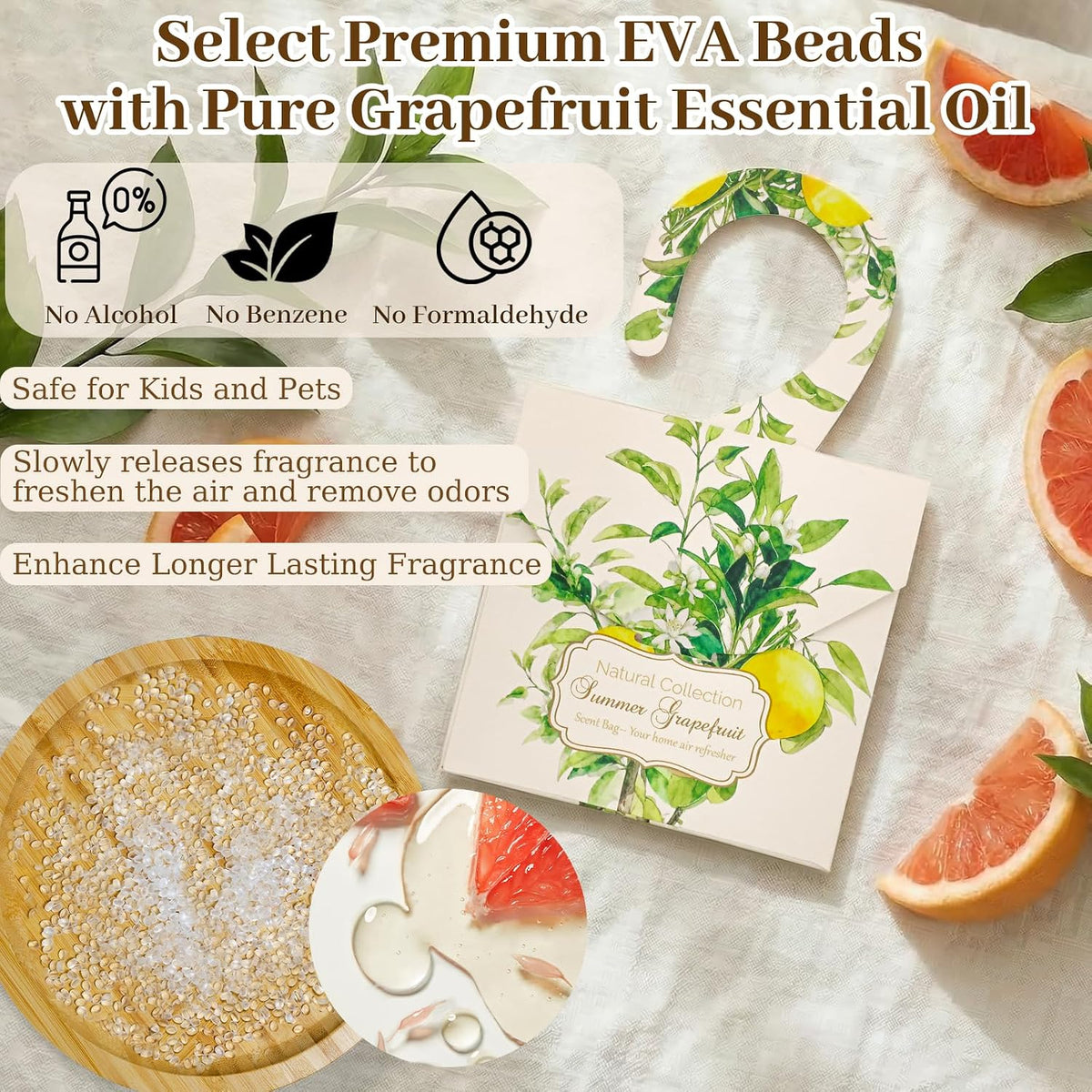 24 PCS Lavender Sachets for Drawers and Closets, Natural Closet Freshener