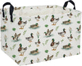 Rectangular Mallard duck Baskets Kids Basket Cute Storage Bins Organizer Box Girls Room Decor for Home.(Mallard duck)