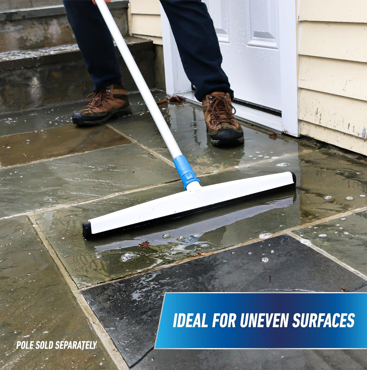 Unger AquaFlex 22" Floor Squeegee with Splash Guard