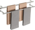 Alise 28‘’ Double Towel Bar for Bathroom Wall Mounted, Polished Chrome