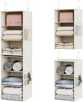 StorageWorks Hanging Closet Organizer, 6-Shelf with 2-in-1 Design