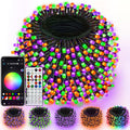 400LED Smart RGB Color Changing String Lights 144FT Halloween Lights App