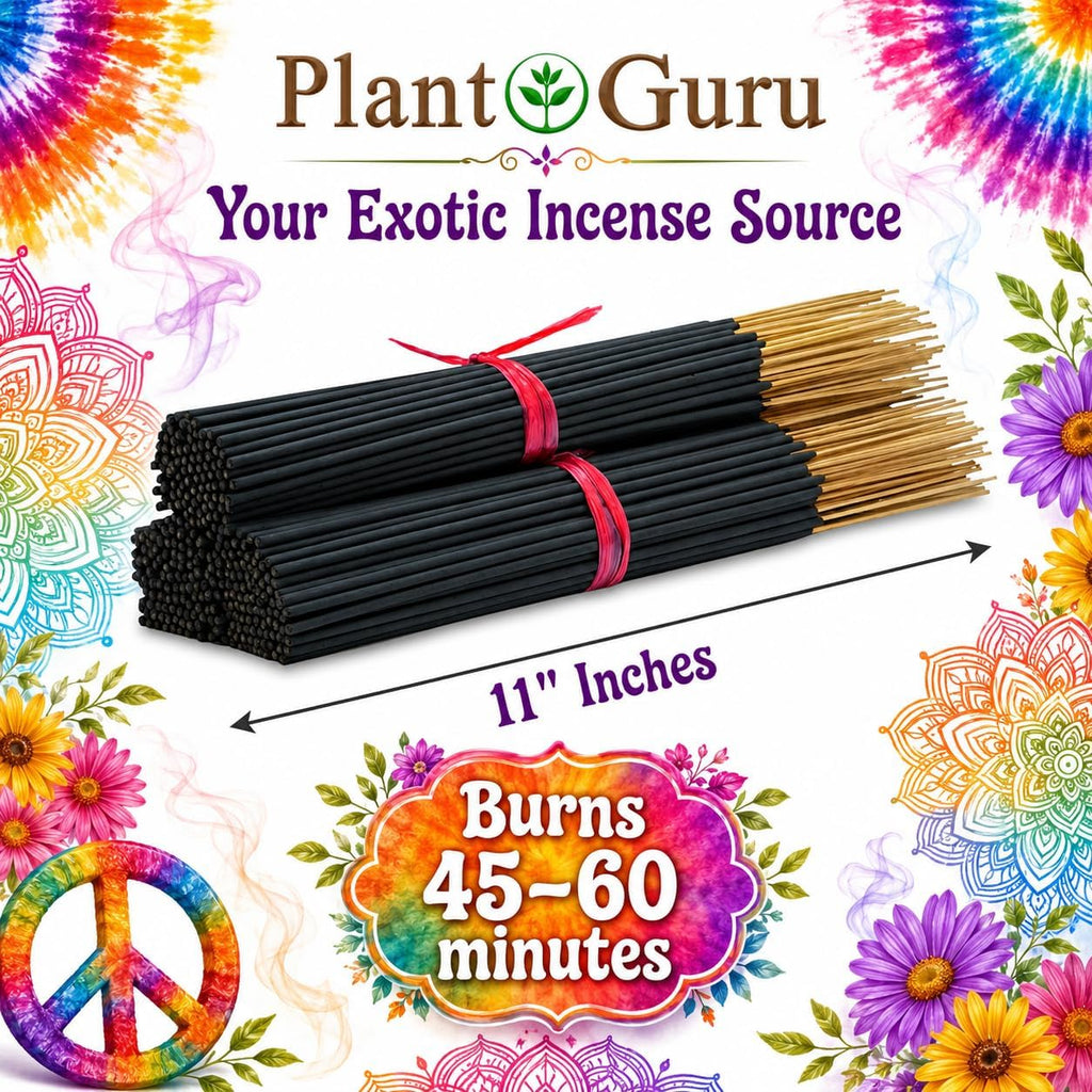 Dragons Blood Exotic Incense Sticks 11 Inch - Bulk 1 Bundle 85 to 100 Sticks - Natural 11" Long Lasting Aroma that Burns for 45 to 60 Minutes.