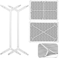 FeelAtHome Criss-Cross Bed Sheet Holders, 2 PCS White, Mattress Straps