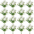 16 Pack White Peonies Artificial Flowers, Fake Silk Hydrangea Bouquet for Bridal Wedding Home Table Decor Reusable Dining Opening Ceremony Birthday Arrangement Faux Floral