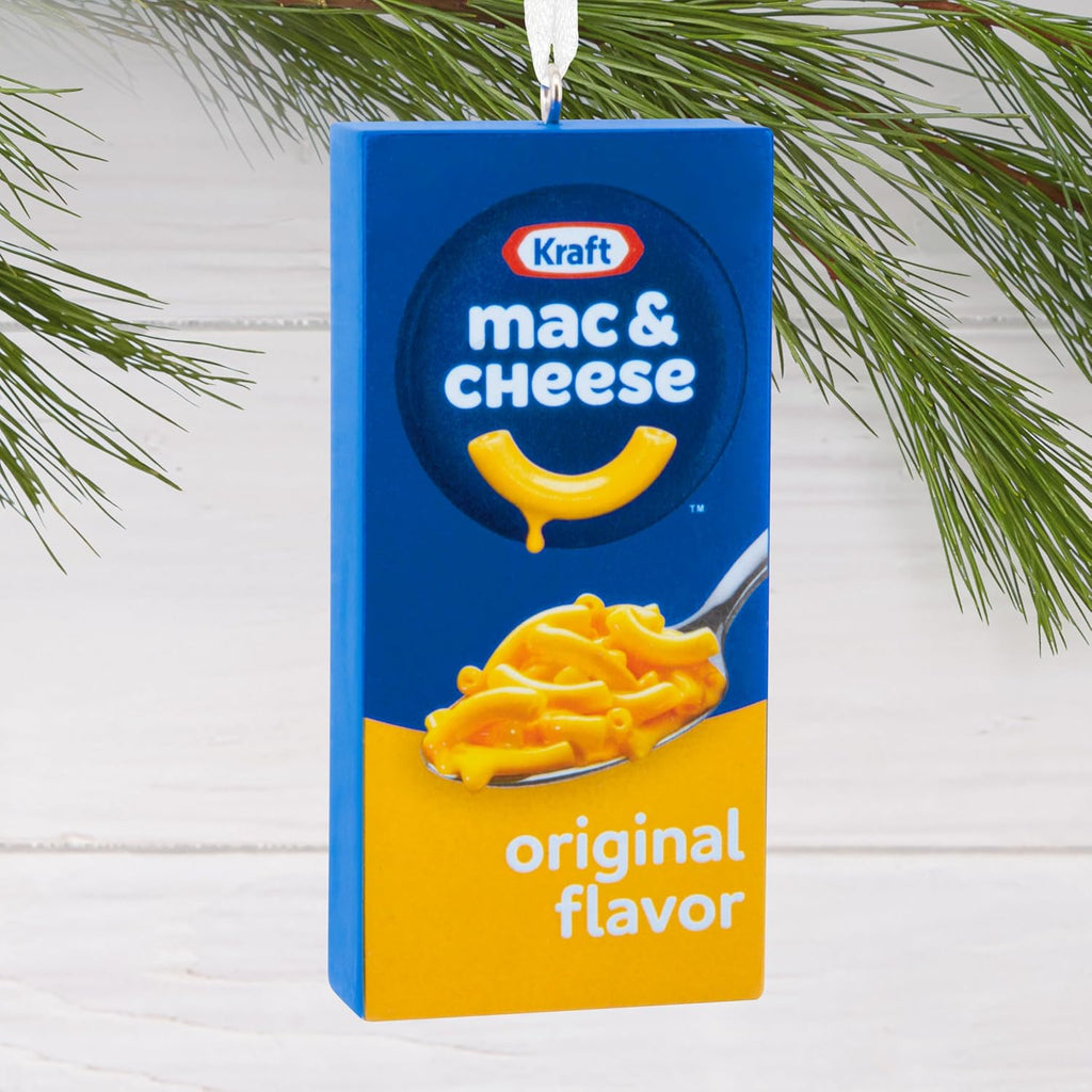 Hallmark Christmas Ornament, Kraft Mac & Cheese Box Ornament, Food Gifts