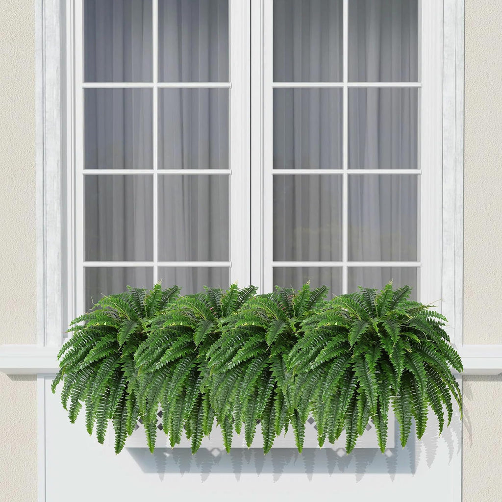 Dkaltm 43" Artificial Boston Fern, Outdoor Faux Plant