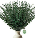 30 Pcs Artificial Eucalyptus Stems Eucalyptus Leaves,Fake Eucalyptus Plants