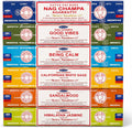 Satya Nag Champa Incense Sticks Variety Pack - 6 Assorted Boxes