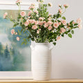 Vanselia Ceramic Flower Vase Home Decor Living Room Table Vase (12" Rustic)