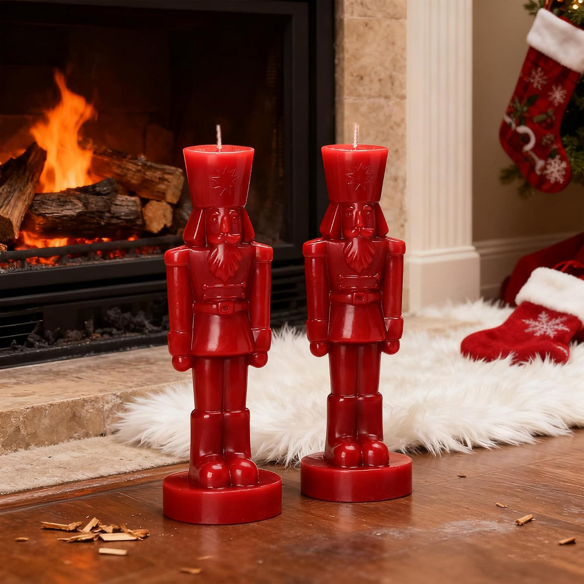 Nutcracker Candle - Christmas Candles,Nutcracker Soldier Pillar Candles