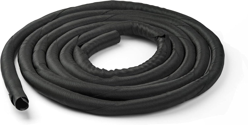 StarTech 15' (4.6m) Cable Management Sleeve, Black, Trimmable (WKSTNCM2)