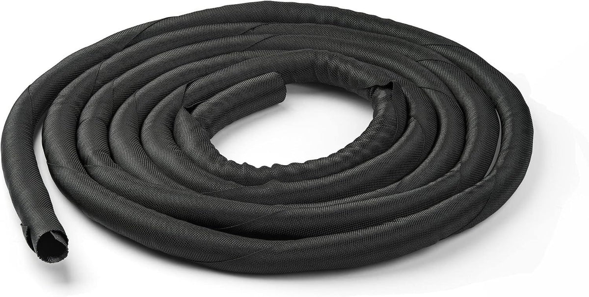 StarTech 15' (4.6m) Cable Management Sleeve, Black, Trimmable (WKSTNCM2)