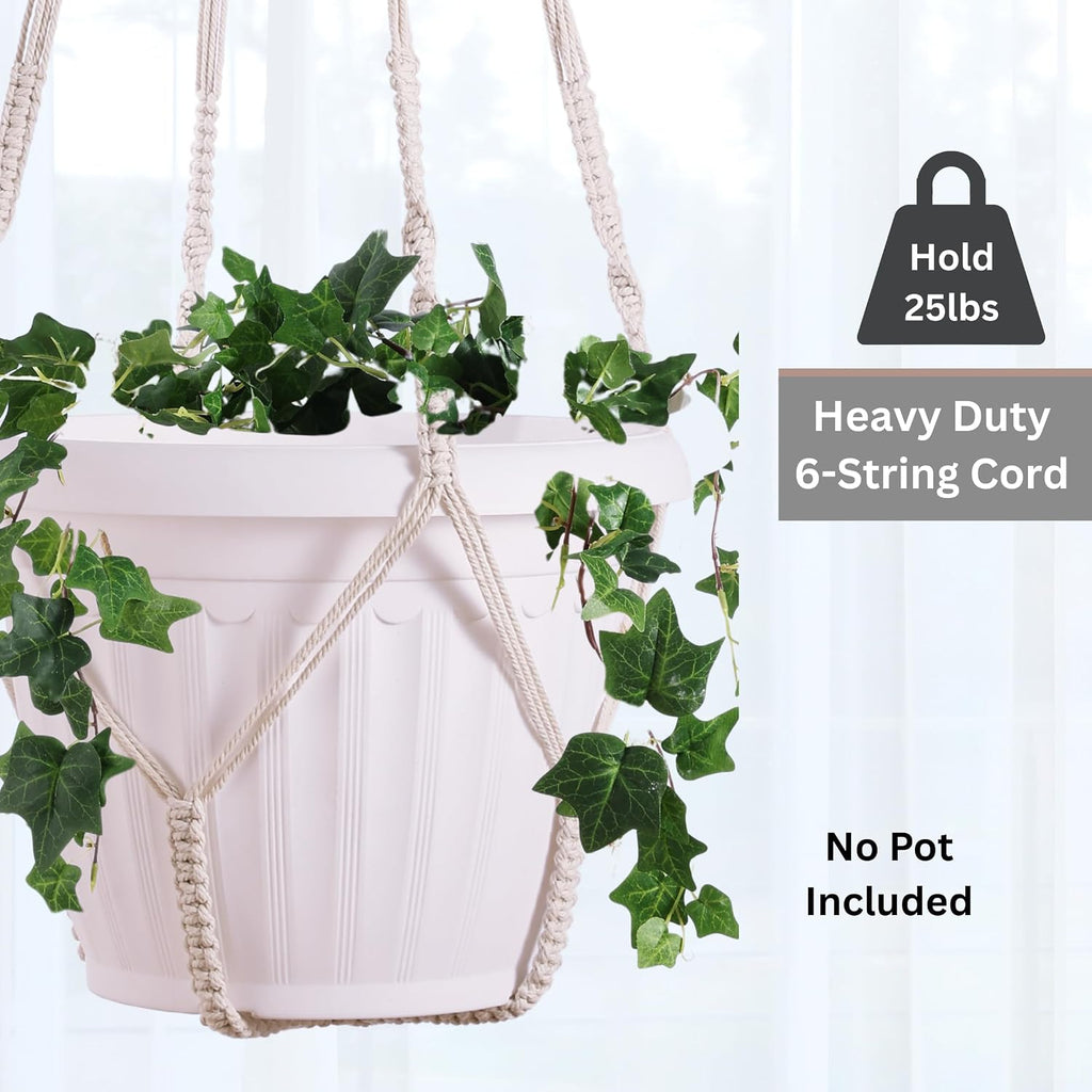 Giant XXL 55 Inches Macrame Planter Hanger Large for 15 inch Pot