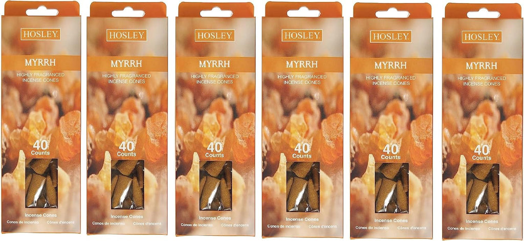 Hosley Natural Incense Cones Scents Gift Pack 240 Pcs, Incense Cones Variety Pack, 100% Organic, Ideal for Meditation, Aromatherapy, Spa, Home Fragrance, Wedding, Gifts