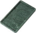 Cork & Mill Marble Tray for Bathroom Vanity, Green, Large 13 x 7.5 Inch