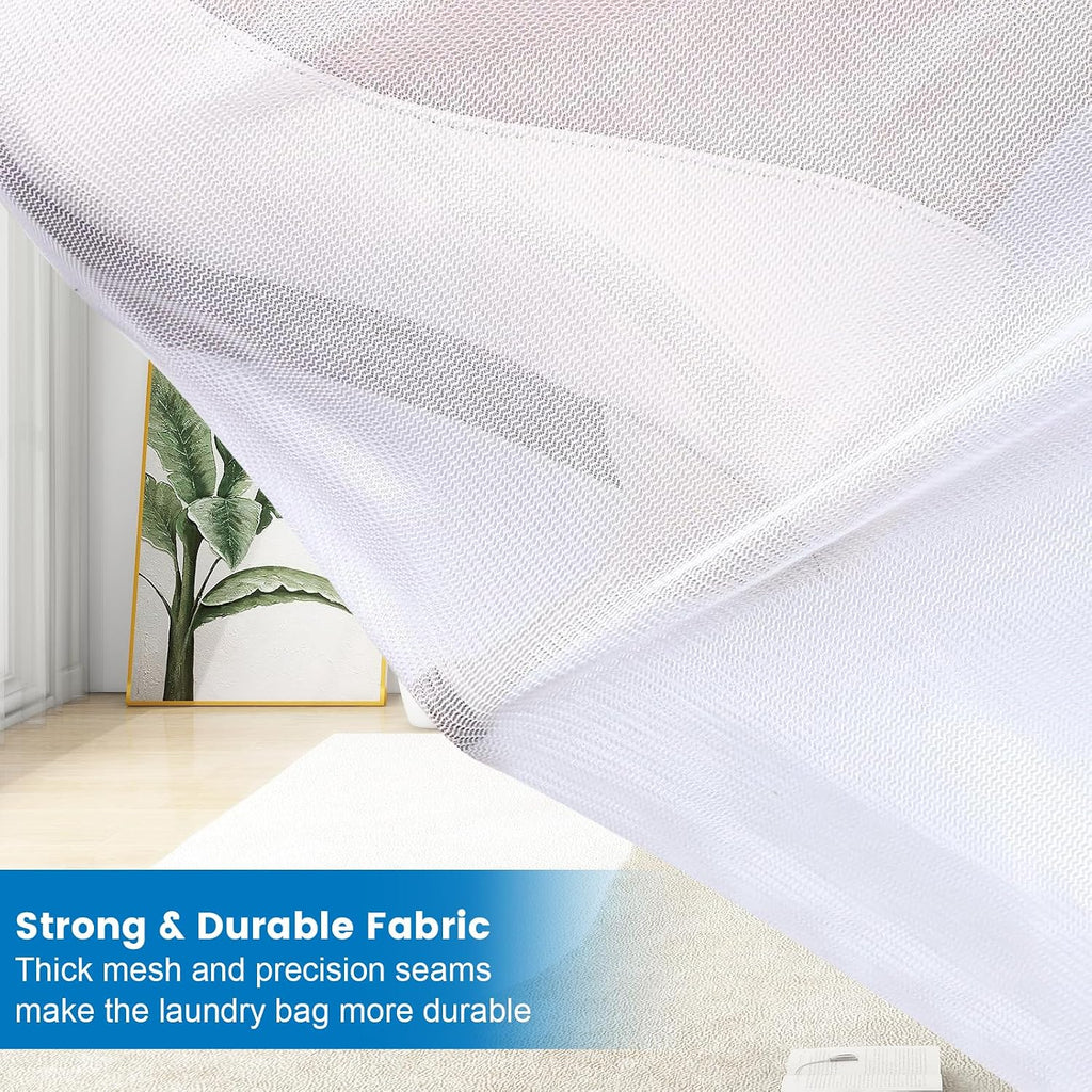 2 Pack XX-Large Mesh Laundry Bags for Delicates, Fine Mesh 24 x 32 Inches