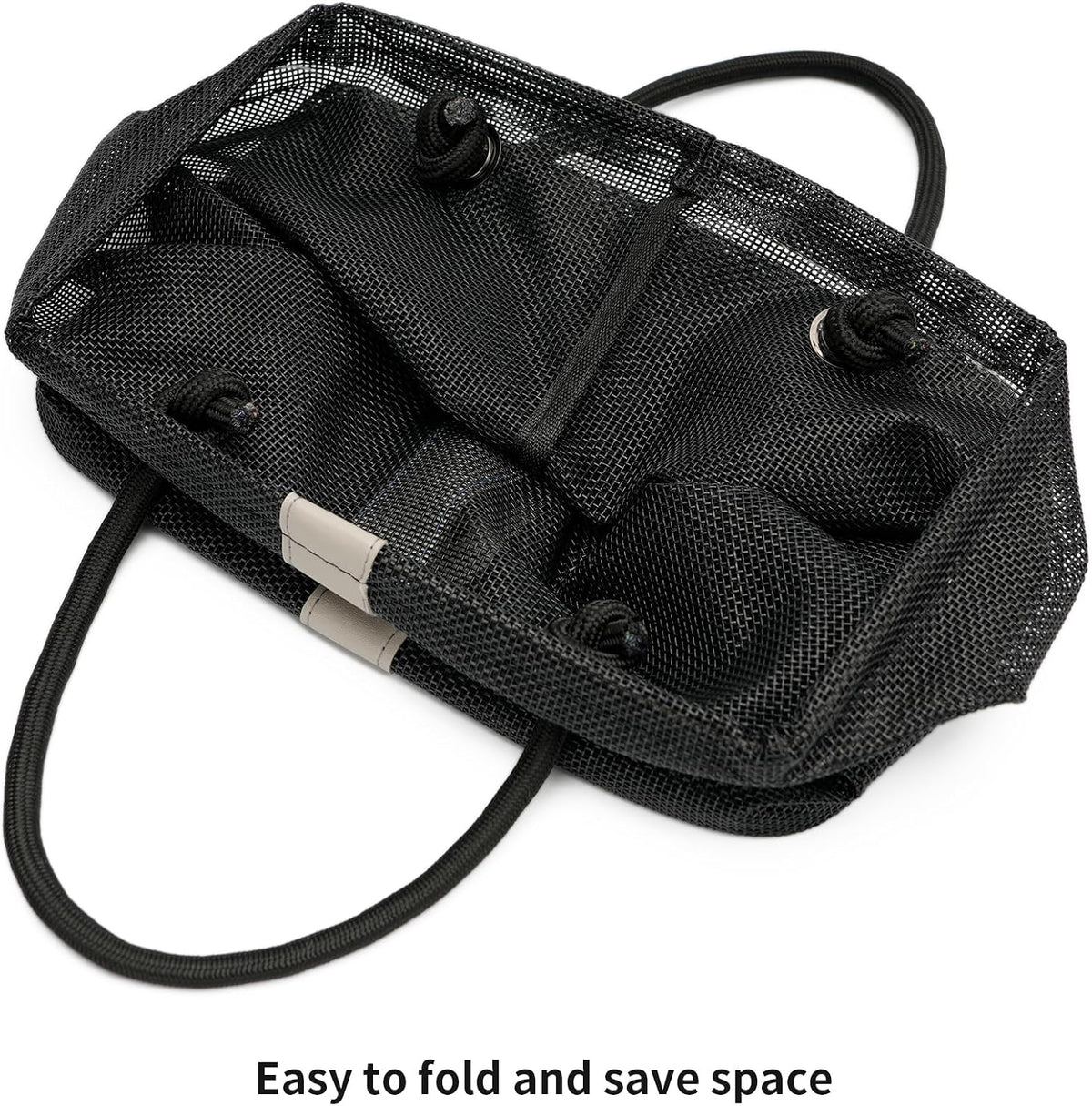TOPASION Bath Storage Shower Caddy Organizer for Bathroom, College Dorm, Camp, Gym (Large Black)