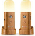 Motion Sensor Night Light, Rechargeable Magnetic LED Lamp, 2 Pack