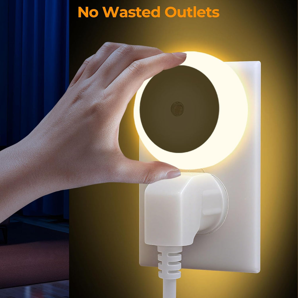 Night Lights Plug into Wall 4Pack, Plug in Nightlight Dusk to Dawn