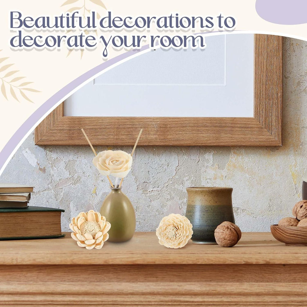 Waydress 15 Pcs Flower Diffuser, 3.15-3.35 Inches, Rope Flowers