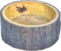 Handcrafted Mango Wood Decorative Bowl with Natural Bark Edge – Rustic Wooden Centerpiece Bowl for Potpourri, Candy Dish, Key Holder & Small Fruit Display – Farmhouse & Boho Home Décor Accent (7 Inch)