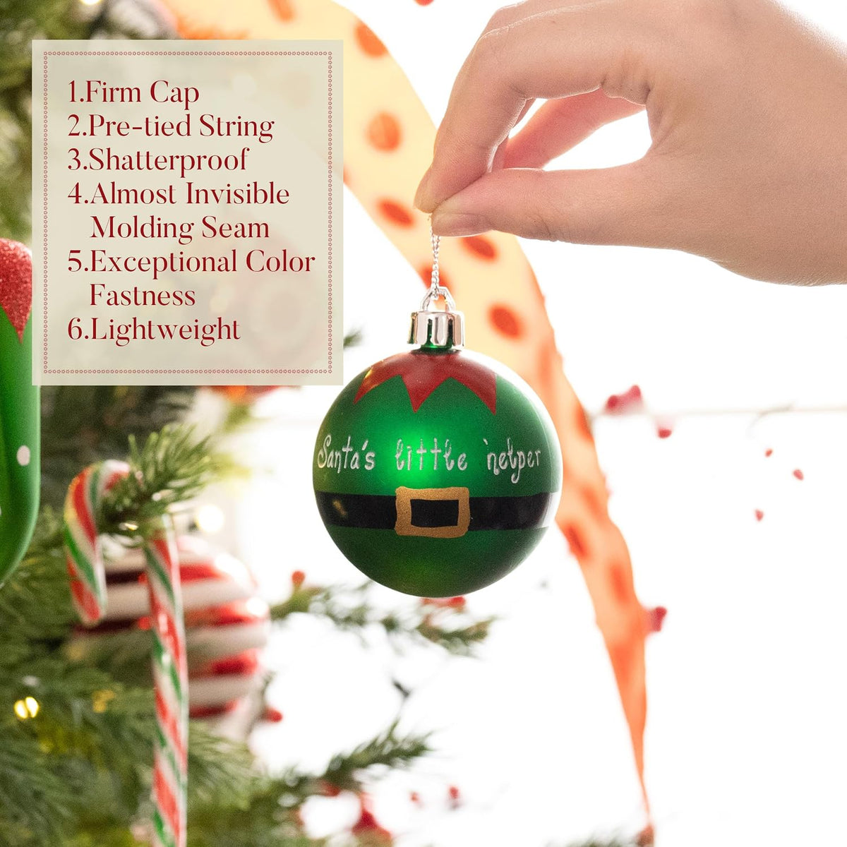 Valery Madelyn 100ct Christmas Ball Ornaments Tree Decorations Set