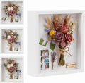 4 Pcs 8x10 Shadow Box Frame-1.96" Deep Keepsake Box 3D Picture Frame/White