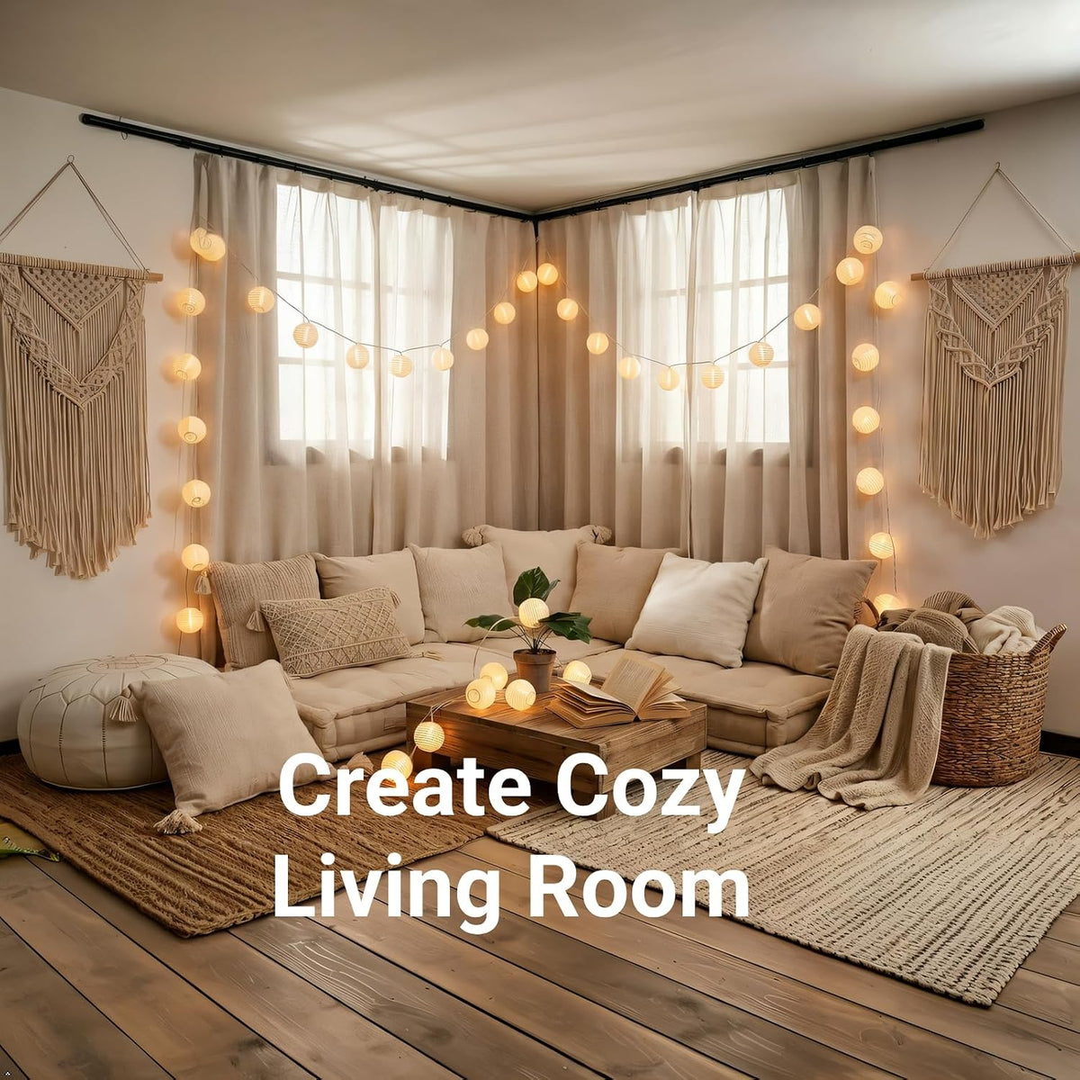 TIGOMOOV Mini Lantern Lights String Outdoor, 3 Inch Globe Lantern String Lights for Bedroom -20CT Connectable White Lights for Wedding Decorations, Patio,Porch,Window Decor