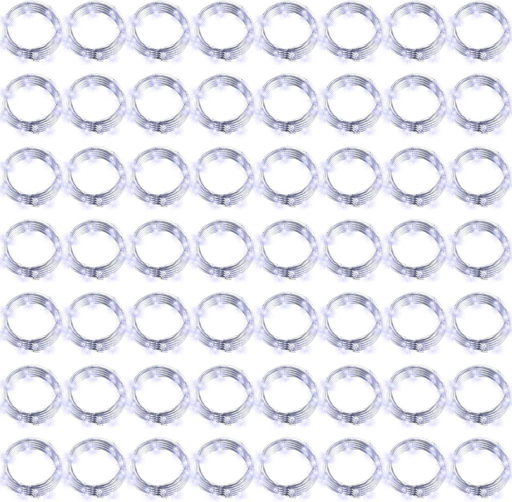 Hortsun 200 Pack Battery Operated Fairy Lights 7 ft 20 LED, Cool White