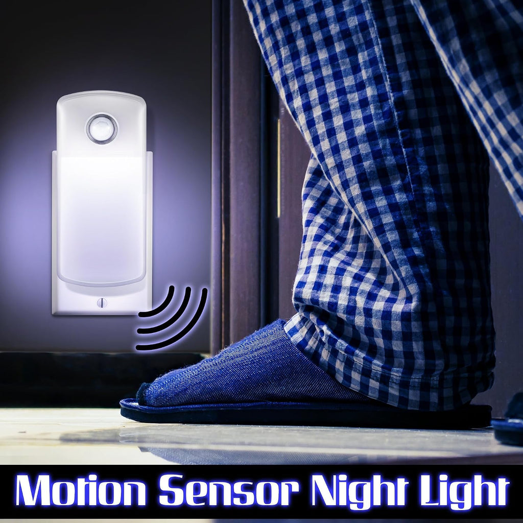 Enhon Emergency Power Failure 5-in-1 Multi Color LED Night Lights, 2 Pack