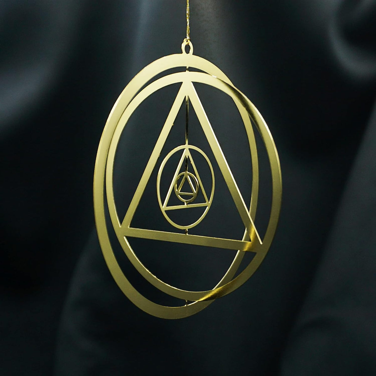 The Token Shop 3D AA Sobriety Christmas Ornament, Alcoholics Anonymous Gift