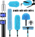 20ft High Reach Extendable Duster Kit with 5-12ft Extension Pole