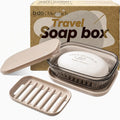 Travel Soap Case Clear with Leakproof Lid and Drainage Layer