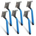 Mini Wire Brush Set 6Pcs with Stainless Steel Wire