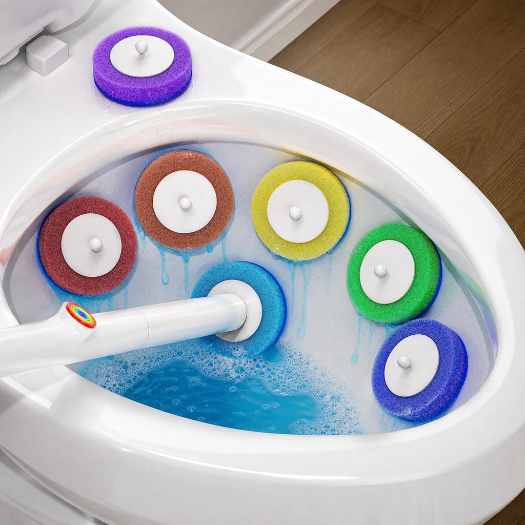 Ctime 42 Pack Disposable Toilet Bowl Cleaner Refills, Flushable Wand Heads