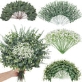 240 Pcs Artificial Eucalyptus & Baby Breath Greenery Stems