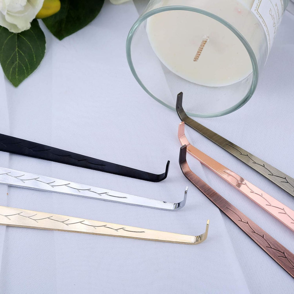 3 in 1 Candle Wick Trimmer Set Snuffer Dipper Cutter Rose Gold