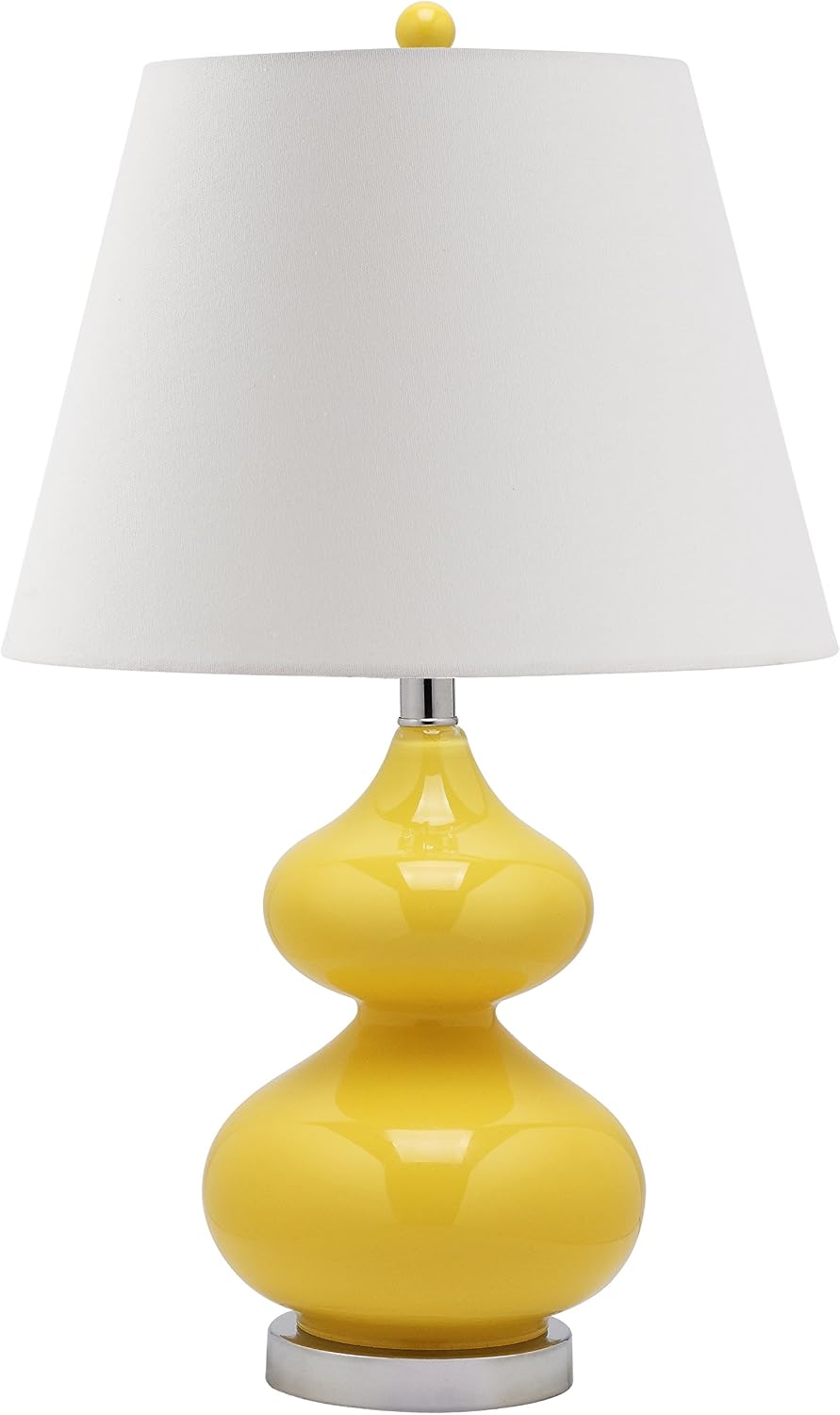 SAFAVIEH Eva Table Lamp, 24" Modern Yellow LITS4086H