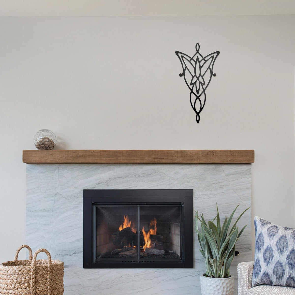 Lord Decor, Elven Fantasy Metal The Rings Wall Art for Home Display Gifts