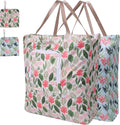 2 Pack Travel Laundry Bag with Handle and Drawstring, Expandable Foldable Dirty Clothes Bags with Hook and Zipper, Lightweight Waterproof Laundry Hamper Liner for Travel, Home, College Dorm,