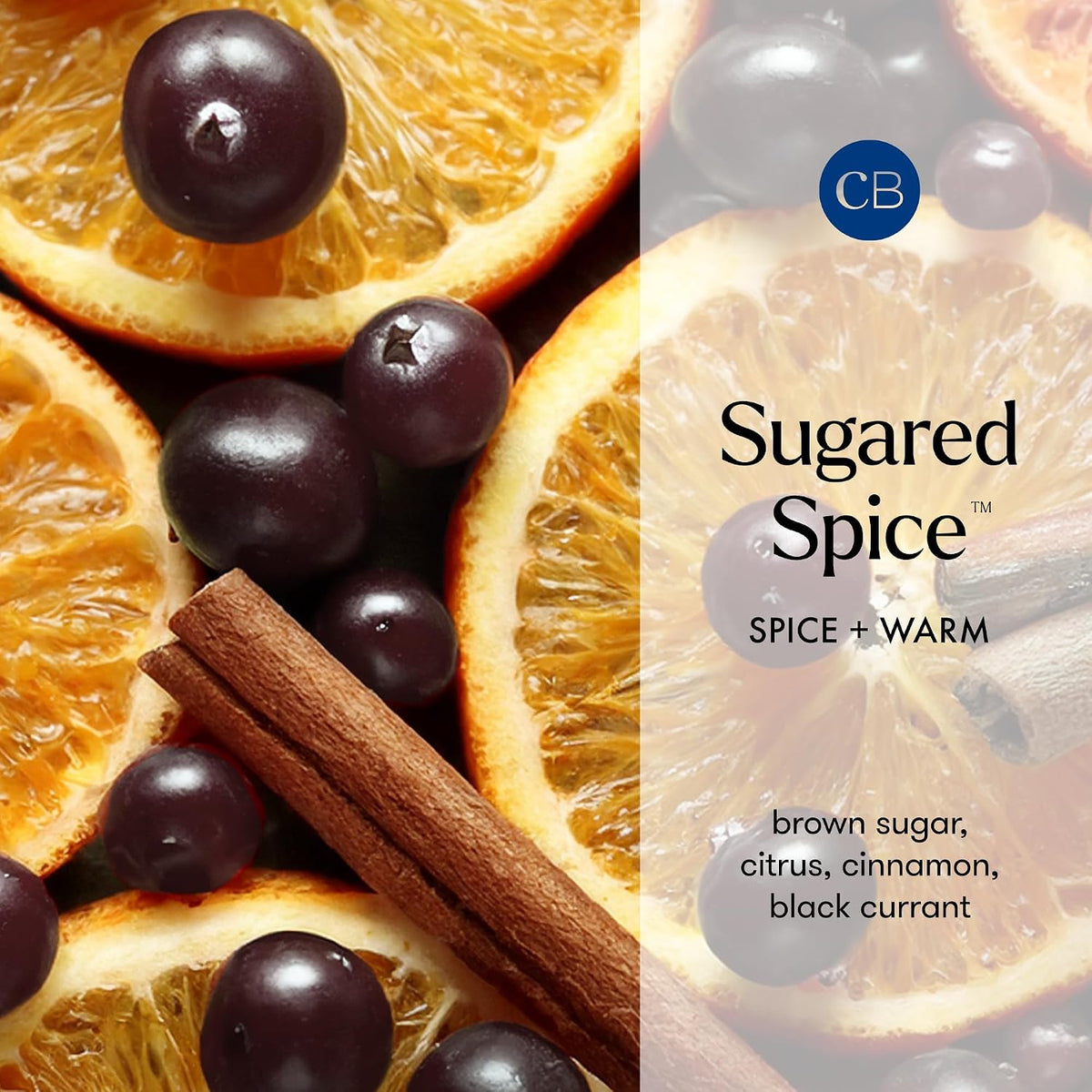 Capri Blue Sugared Spice Scented Candles for Home | Ruby Red, 8 oz