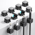 JOYROOM 12 Pack Magnetic Cable Clip Cord Organizer Adhesive Wire Management