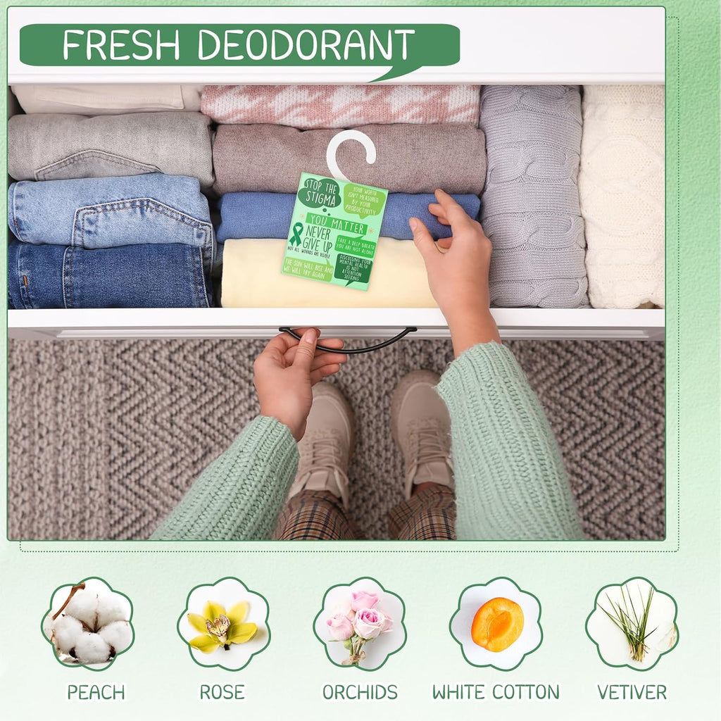 50 Pcs Mental Health Awareness Scents Sachets Bulk with Quote